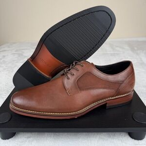 Guess GMBERLOT-R Mens Brown Derby Oxford Dress Shoes Size 8 Med New